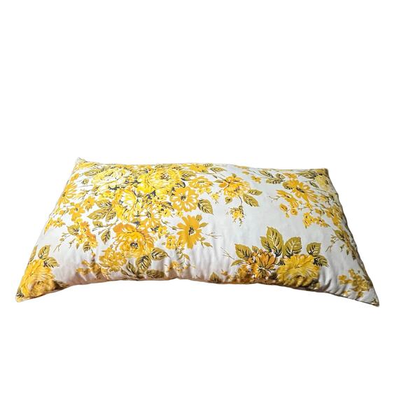 VTG 1960s Floral Pillow - Picture 3 of 10